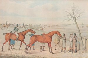 Una corsa a ostacoli: Il vincitore, 1827 da Henry Thomas Alken