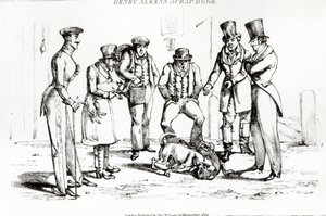 Combattimento di cani, 1824 da Henry Thomas Alken