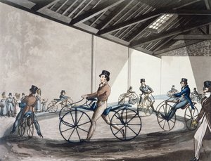Scuola di equitazione del cavallo pedonale di Johnson, 1819