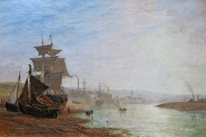 Bassa marea vicino a Shoreham, Sussex da Henry Thomas Dawson