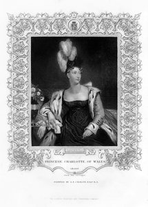 Principessa Carlotta Augusta del Galles, XIX secolo da Henry Thomas Ryall