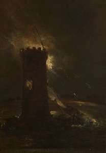 Torre di Tabley di Notte