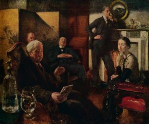 Sabato sera nella valle, 1928-9 da Henry Tonks