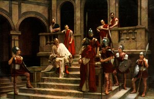 Gesù davanti a Pilato da Henry Traut