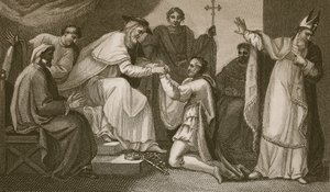 Sottomissione di John, inciso da Delatre, illustrazione da 