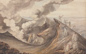 La salita del Vesuvio da Henry Tresham
