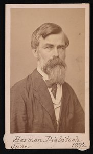 Ritratto di Herman Henry Diebitsch da Henry Ulke