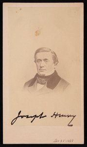 Ritratto di Joseph Henry 1797-1878, 1868 da Henry Ulke
