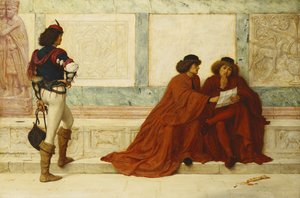 Dispaccio da Trebisonda; "Alcune notizie sono arrivate che cambiano i loro volti" - Shakespeare, c.1873 da Henry Wallis