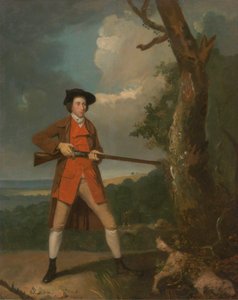 Ritratto di uno sportivo, possibilmente Robert Rayner da Henry Walton