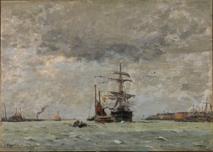 Ingresso al Porto, 1890 da Henry Ward Ranger
