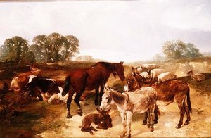 Una Riunione su Hampstead Heath da Henry Weekes