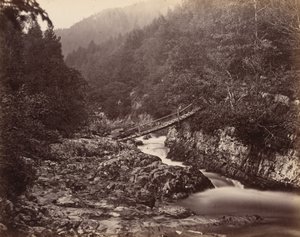 Ponte del minatore, Galles, c. 1858 (foto)
