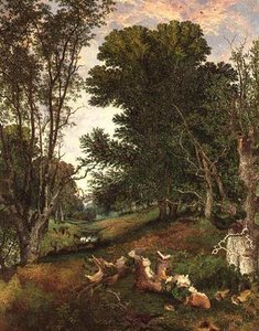 Verso sera nella foresta da Henry William Banks Davis