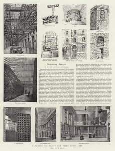 Una famosa vecchia prigione ora in demolizione da Henry William Brewer