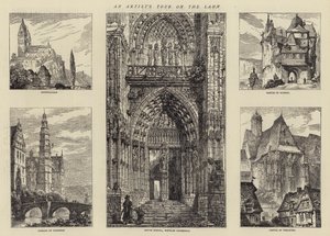 Il tour di un artista sulla Lahn da Henry William Brewer