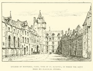 Collegio di Montaigu, Parigi, tempo di Sant