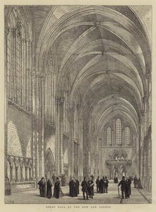 Grande Sala dei Nuovi Tribunali da Henry William Brewer