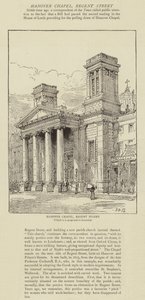 Cappella di Hannover, Regent Street da Henry William Brewer