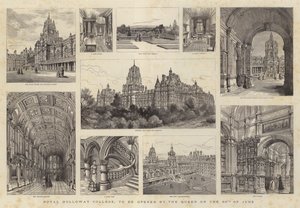Royal Holloway College, da inaugurare dalla Regina il 30 giugno da Henry William Brewer