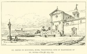 San Pietro in Montorio, Roma, sito tradizionale del martirio di San Pietro