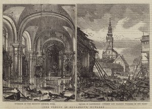 Le inondazioni a Buda-Pesth, Ungheria