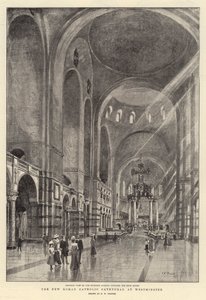 La nuova cattedrale cattolica romana a Westminster da Henry William Brewer