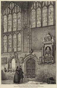 Veduta nel presbiterio, Chiesa della Santissima Trinità da Henry William Brewer