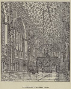 Westminster, Cappella di St Stephen da Henry William Brewer