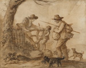 Una famiglia rustica da Henry William Bunbury