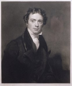 Ritratto di Michael Faraday (1791-1867) inciso da Samuel Cousins (1801-87) 1830