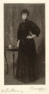 Una signora in nero