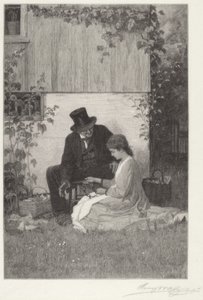 Un venditore ambulante del New England da Henry Wolf
