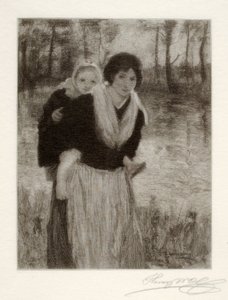 In riva al fiume da Henry Wolf