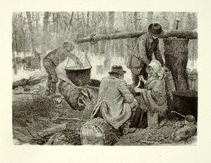 Cucinare una cena da campo da Henry Wolf