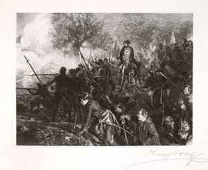 Federico e i suoi uomini a Hochkirch