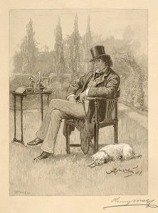 Henry Irving a casa da Henry Wolf