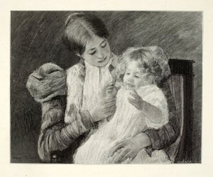 Madre e figlio da Henry Wolf
