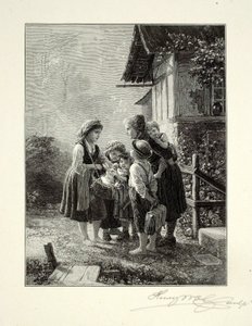 Il piccolo venditore di conigli da Henry Wolf