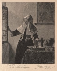 Giovane donna alla finestra