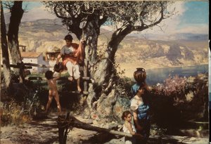 Roma antica. In un villaggio da Henryk Siemieradzki