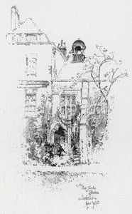 Uno sguardo dal giardino, Staple Inn da Herbert (after) Railton
