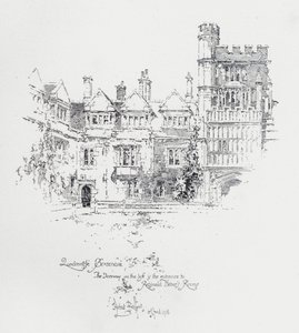 Brasenose College, Oxford, che mostra l