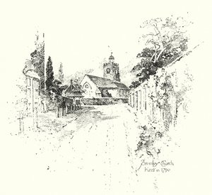 Chiesa di Bromley, Kent, nel 1790