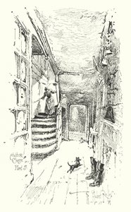 Cheshire Cheese, Fleet Street, Londra da Herbert (after) Railton