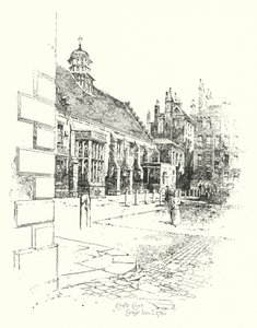Coney Court, Grays Inn, nel 1780