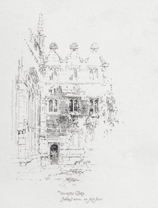 Stanza del poeta inglese Percy Bysshe Shelley al primo piano del University College, Oxford