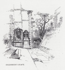 Tomba di Goldsmith da Herbert (after) Railton