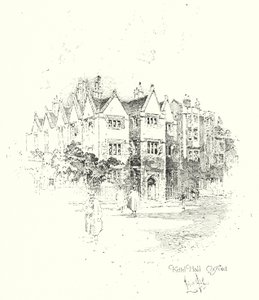 Kettel Hall, Oxford da Herbert (after) Railton