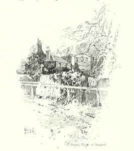 Il Priorato, Casa del Dr Johnson, a Hampstead, Londra da Herbert (after) Railton